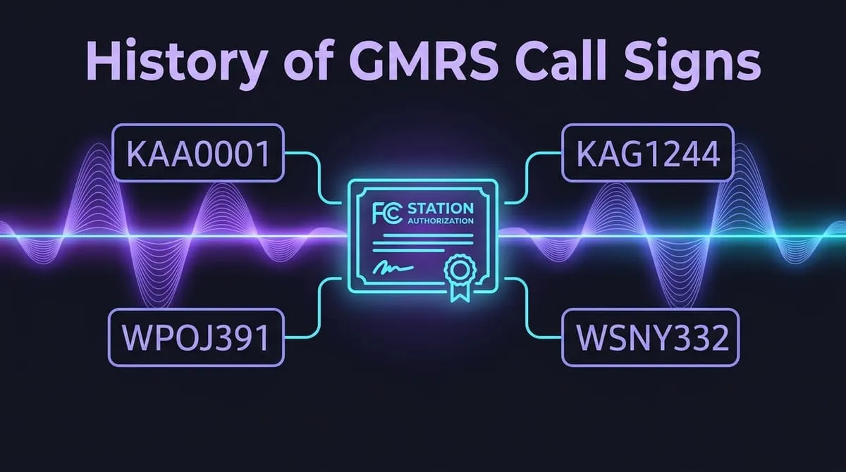 History of GMRS Call Signs